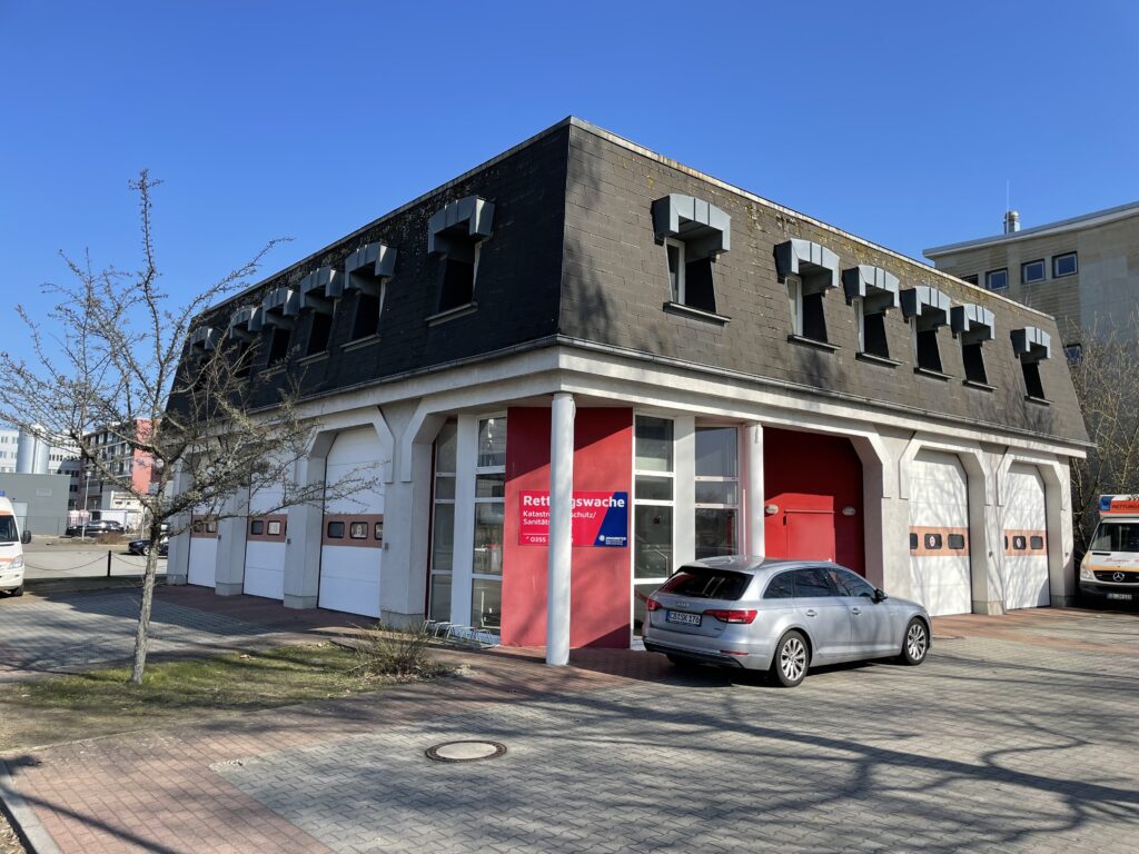 Neue Rettungswache an der MUL - CT