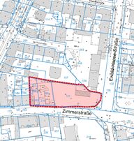 Geltungsbereich Ver&auml;nderungssperre Feuerwache II - Ewald-Haase-Stra&szlig;e