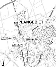 Plangebiet Bebauungsplan "Wohngebiet Dissener Stra&szlig;e", Sielow