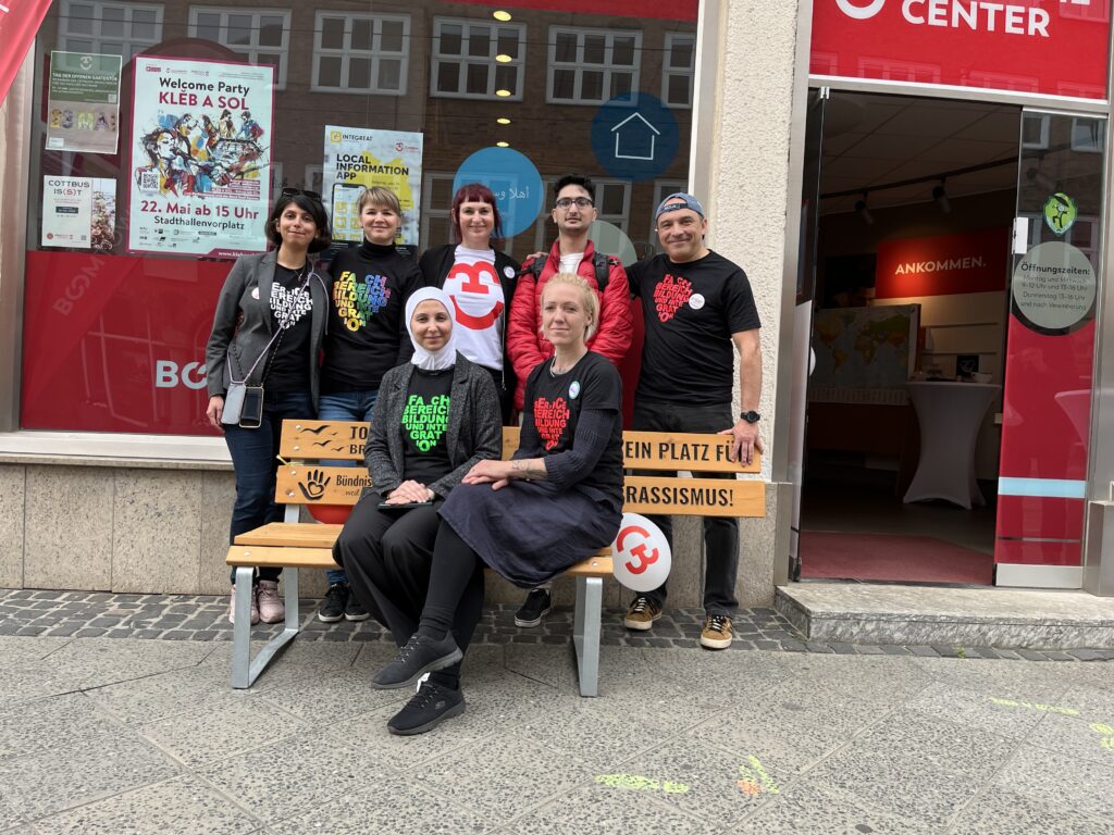 Kleb a Sol im Welcome Centre