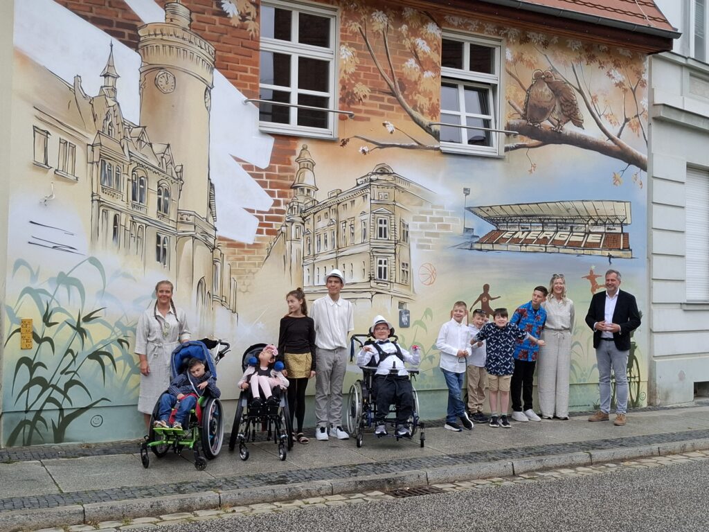 Graffiti-Workshop der Lebenshilfe-Wohnstätte in der Taubenstraße