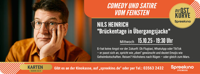 Nils Heinrich `Brückentage in Übergangsjacke`