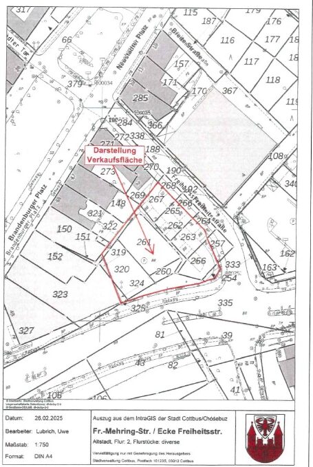 Franz-Mehring-Straße/ Ecke Freiheitsstraße